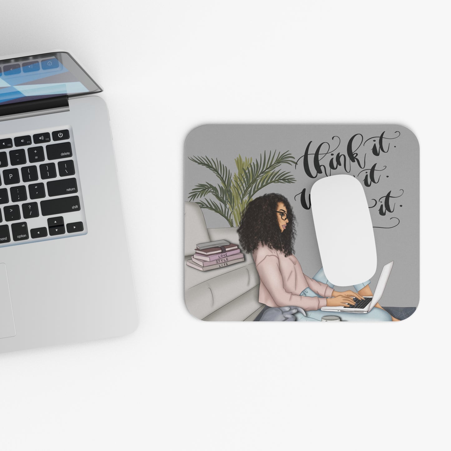 Think It Mouse Pad - Grey