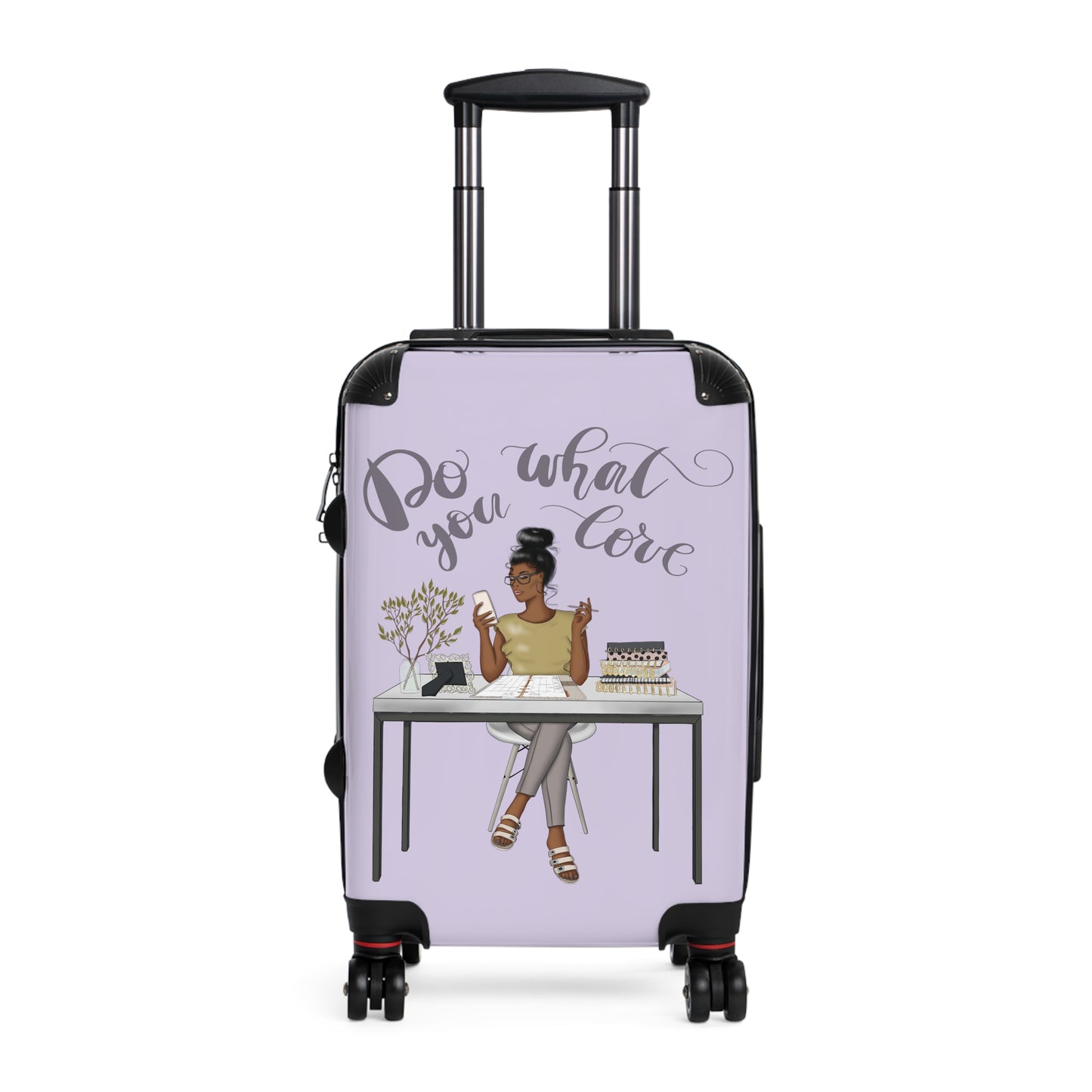 Do What You Love Suitcase - Purple