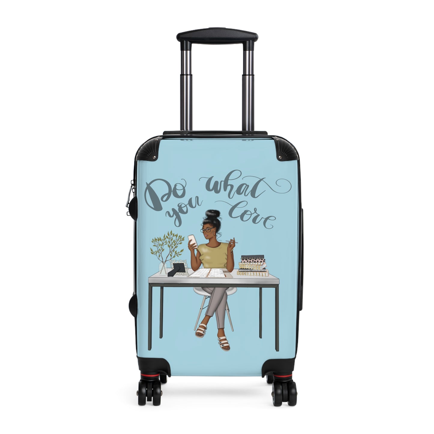 Do What You Love Suitcase - Blue