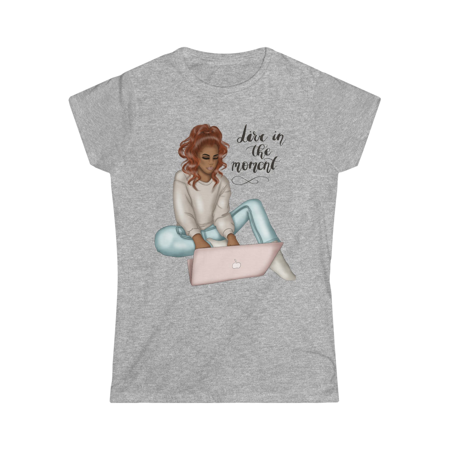 Dive In The Moment Tee - Brown Hair