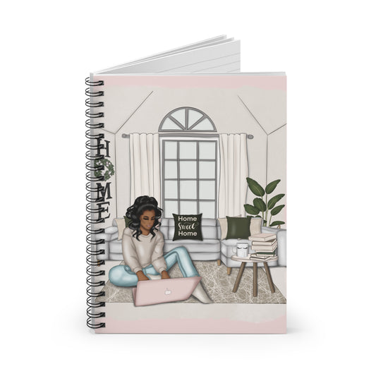 Work From Home Notebook (Light Pink)