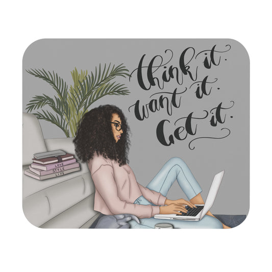 Think It Mouse Pad - Grey