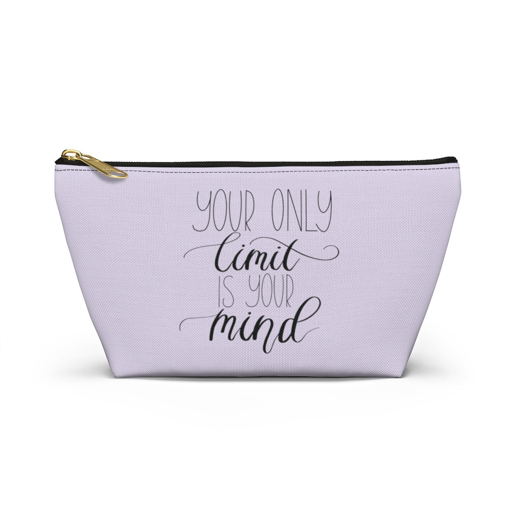 Your Only Limit Is Your Mind Accessory Pouch (Light Purple)