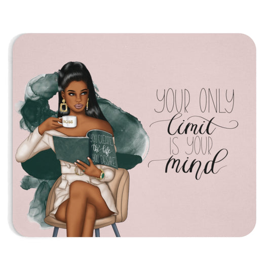 Your Only Limit Is Your Mind Mouse Pad (Pink)