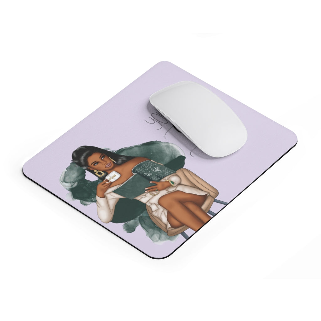 Your Only Limit Is Your Mind Mouse Pad (Light Purple)