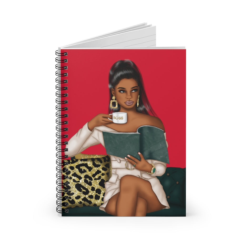 Lady Mogul Notebook (Red)