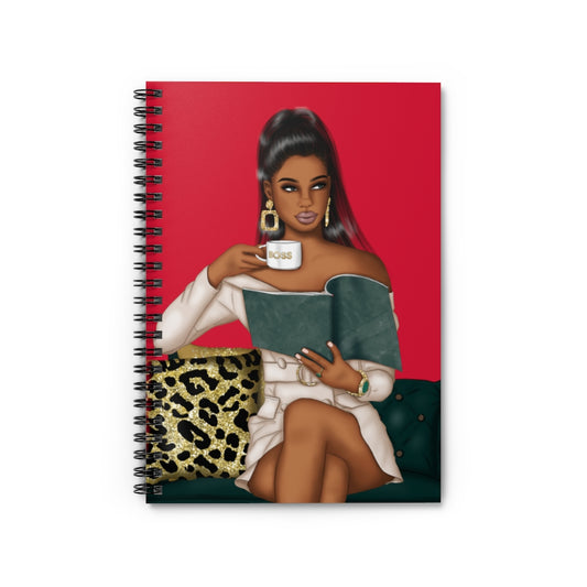 Lady Mogul Notebook (Red)