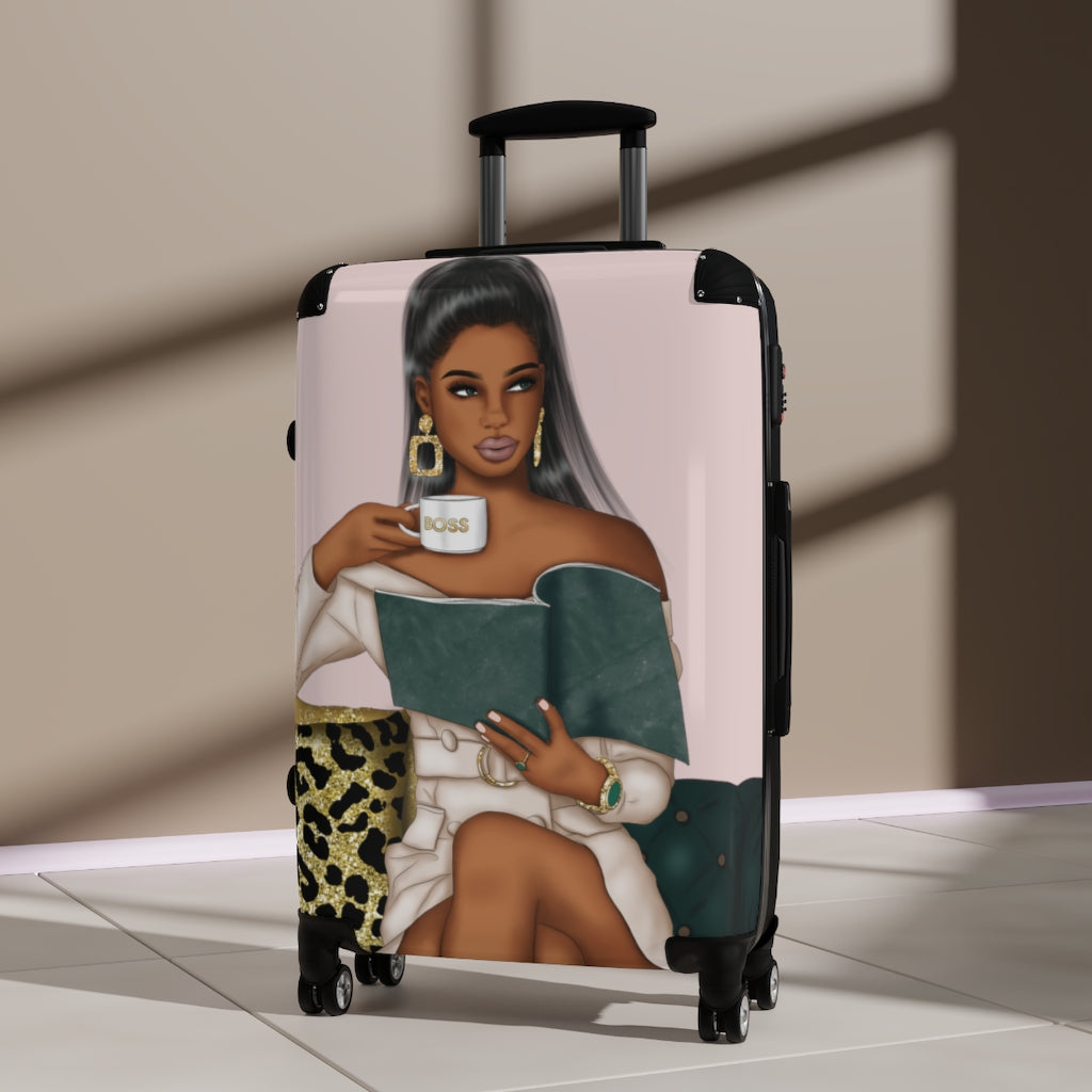 Lady Mogul Suitcase (Pink)