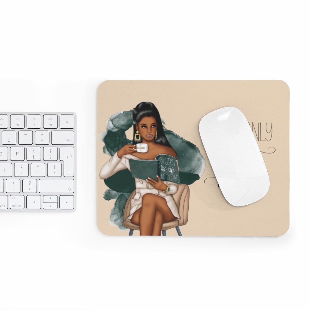 Your Only Limit Is Your Mind Mouse Pad (Beige)